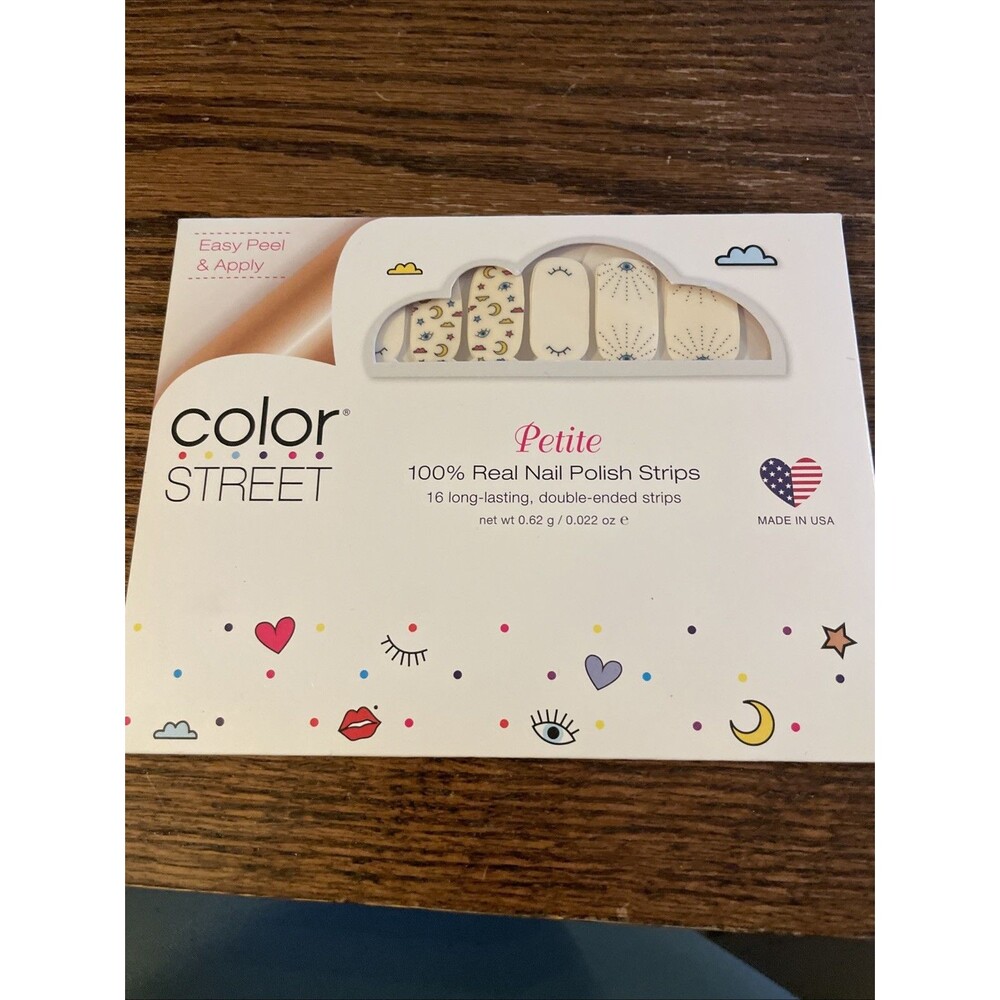 COLOR STREET NAIL STRIPS -HTF RARE Petite How Eye Roll 16 Strips